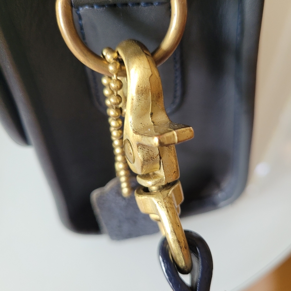Leather Convertible Top Handle Crossbody Bag - Picture 8 of 15